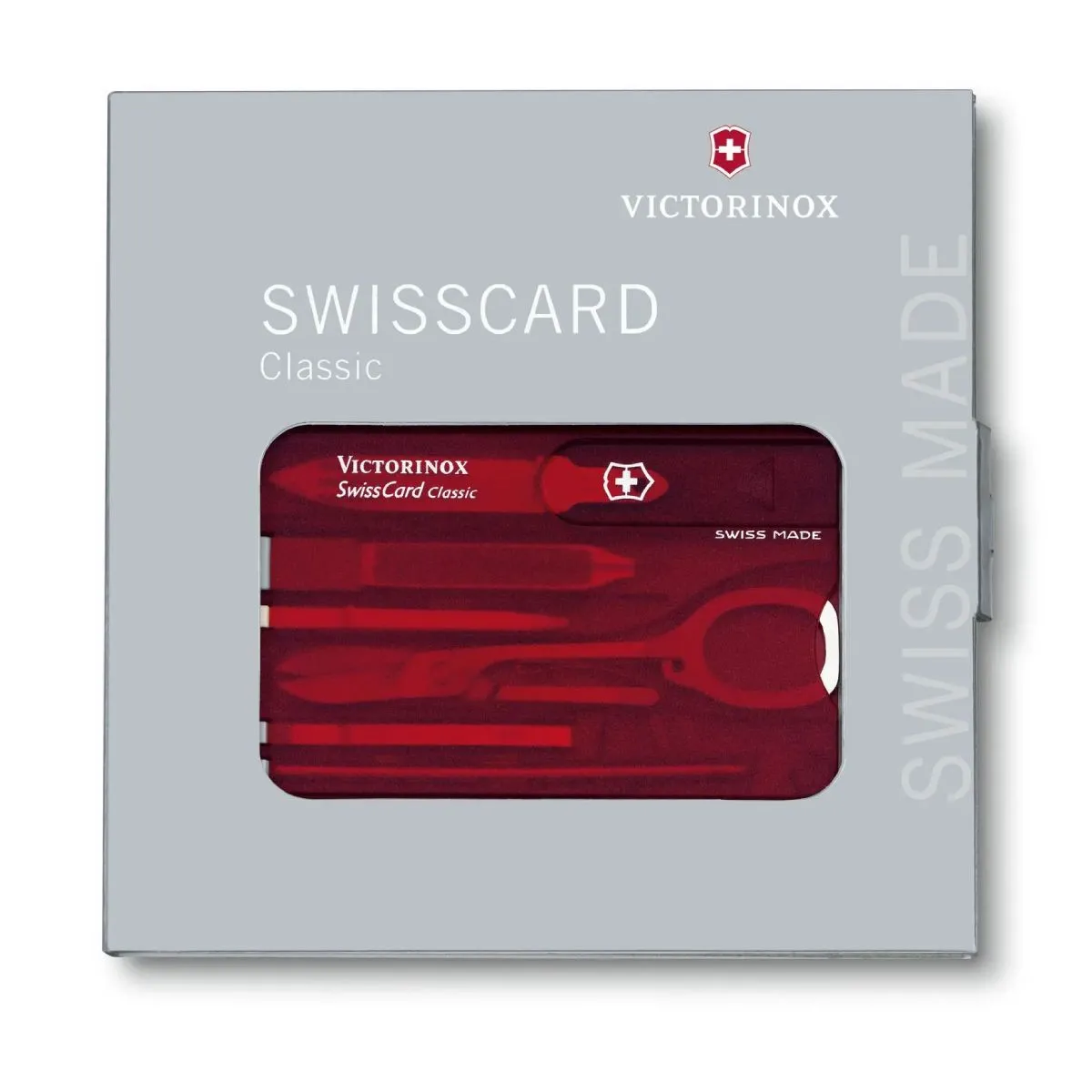 SWISS CARD RUBY translucent VICTORINOX 