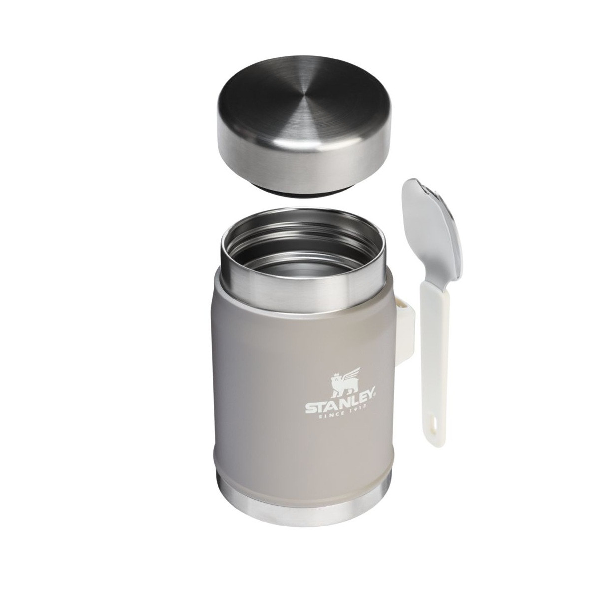Classic Legendary Food Jar + Spork 0.4L termos za hranu, siva 