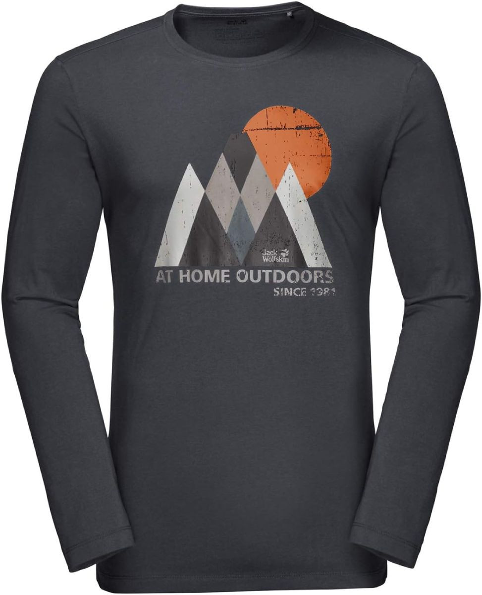 JACK WOLFSKIN MAJICA MOUNTAIN LONGSLEEVE M EBONY XXL 