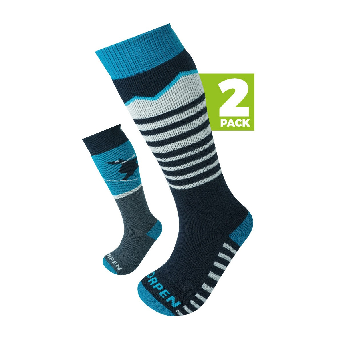 LORPEN CARAPE MERINO KIDS SKI 2 PACK ECO 