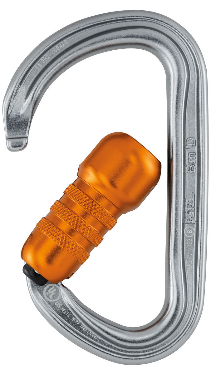 Bm'D Petzl karabiner 