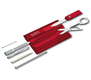 SWISS CARD RUBY translucent VICTORINOX 