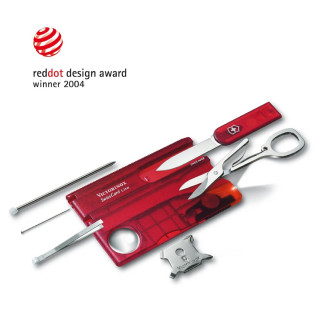 SWISS CARD LITE red translucen VICTORINOX 