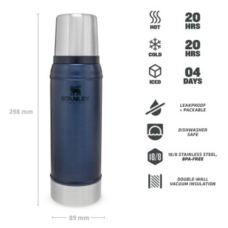 Stanley Classic Legendary termos boca  0.75L plava 