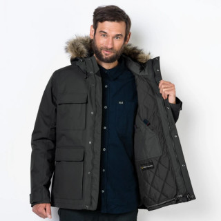 JACK WOLFSKIN JAKNA POINT BARROW BLACK S 