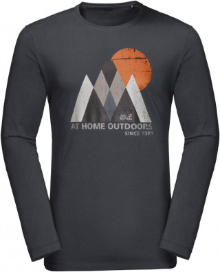 JACK WOLFSKIN MAJICA MOUNTAIN LONGSLEEVE M EBONY XXL 