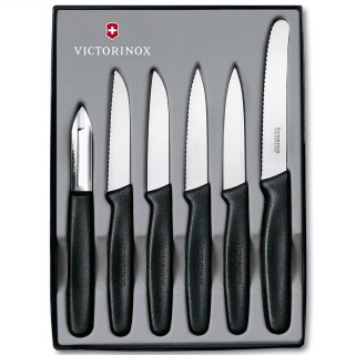 Paring knife set 6 komada crna VICTORINOX 