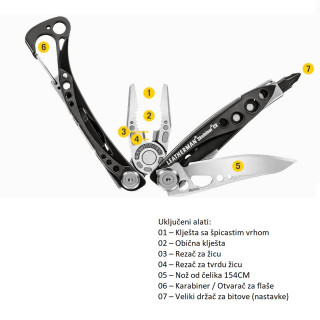 Leatherman Skeletool® CX multialat paradise 