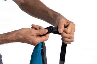 Sling bag Ticket To The Moon torbica siva/plava 