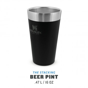 Stanley Adventure Stacking Beer čaša 0.47L crna 