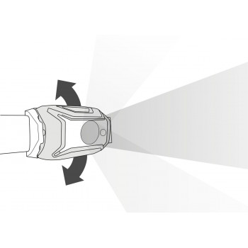 TIKKINA® Petzl čeona lampa, siva 300 lm 