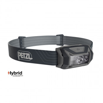 TIKKINA® Petzl čeona lampa, siva 300 lm 