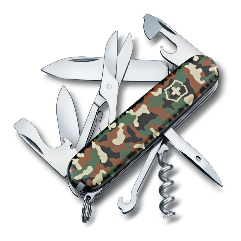 VICTORINOX DZEPNI NOZ CLIMBER 91mm CAMOUFLAGE FOLDING BOX 