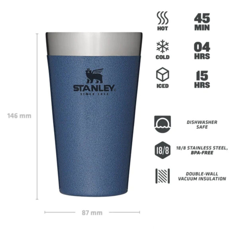 Stanley Adventure Stacking Beer čaša 0.47L plava 