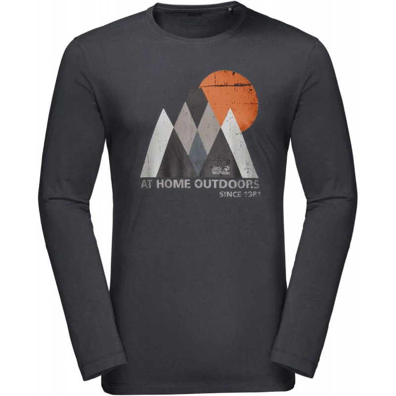 JACK WOLFSKIN MAJICA MOUNTAIN LONGSLEEVE M EBONY XXL 