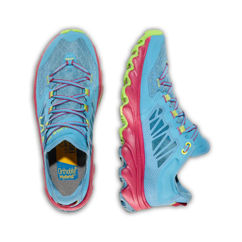 LA SPORTIVA PATIKE HELIOS III WOMAN TOPAZ/RED PLUM 