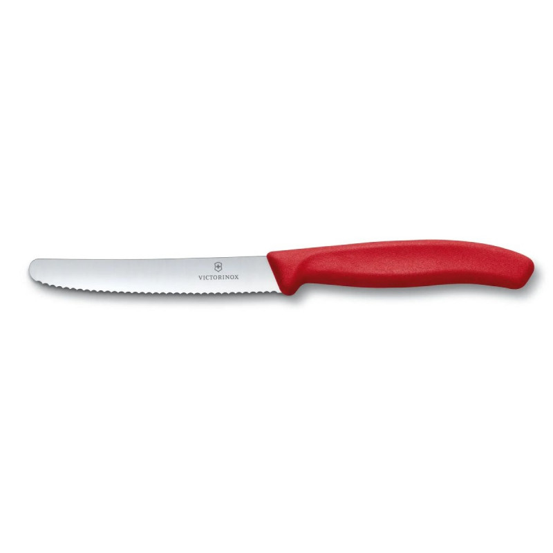 Nož 11cm reckavi crvena ručka VICTORINOX 