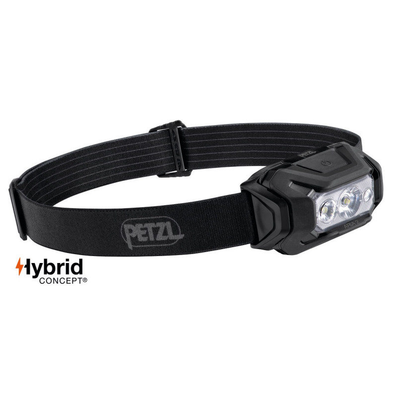 Aria 2 RGB Petzl čeona lampa, crna 450 lm 
