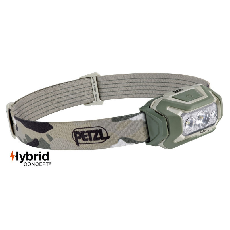 Aria 2 RGB Petzl čeona lampa, camo 450 lm 