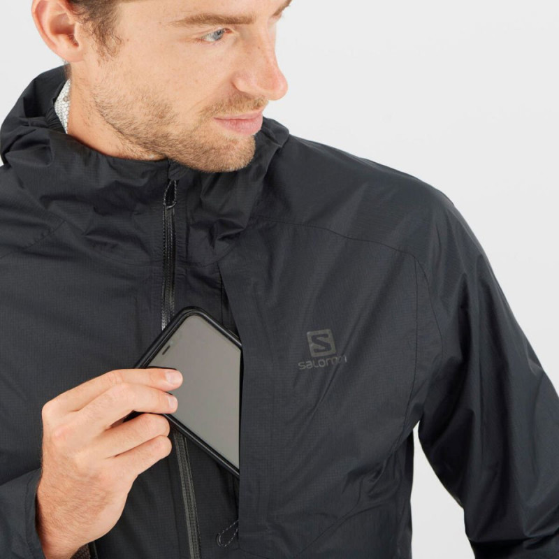 SALOMON JAKNA BONATTI WP JKT M-BLACK 