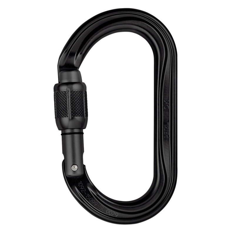 PETZL KARABINER OK CRNI 