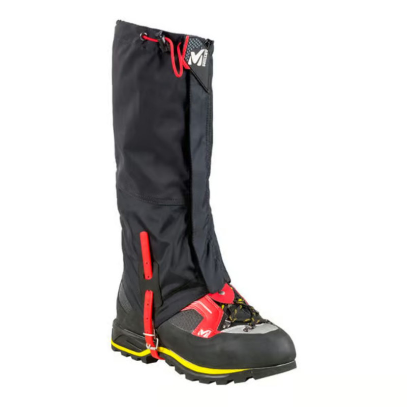 GAMASNE MILLET ALPINE GAITERS DRYEDGE BLACK RED 
