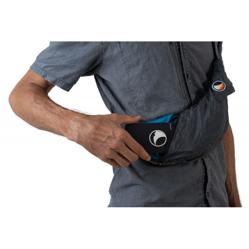 Sling bag Ticket To The Moon torbica siva/plava 